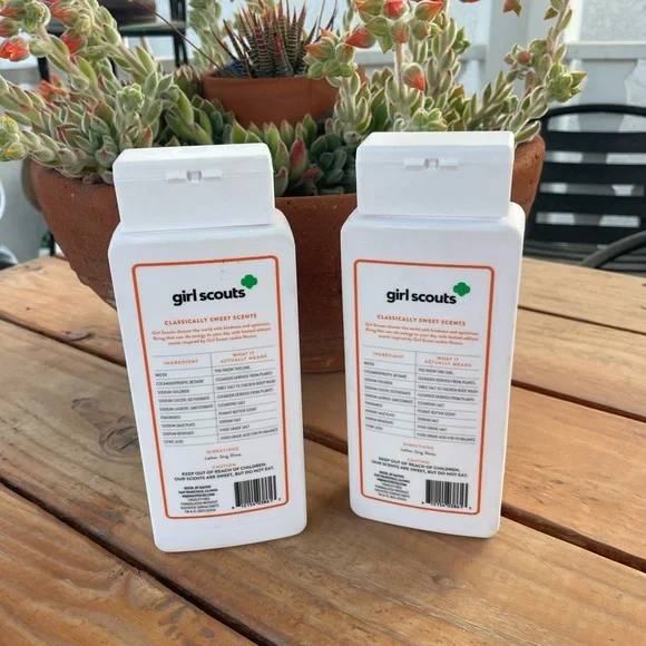 Native Limited Edition Girl Scouts Peanut Butter Cookie Body Wash!! NEW X 2 - Picture 2 of 3